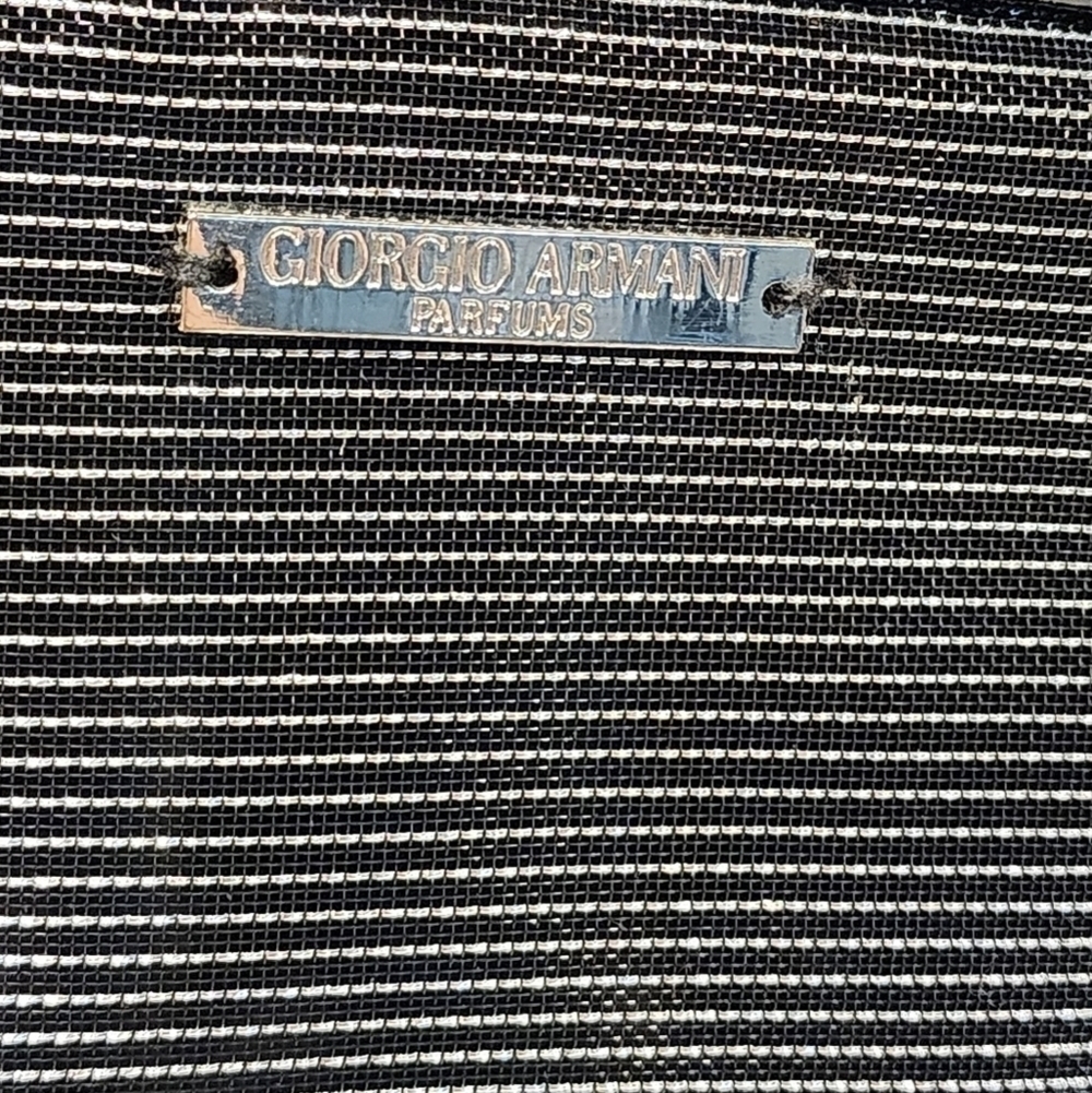 Giorgio Armani makeup pouch cosmetic case travel bag organizer - Picture 8 of 11